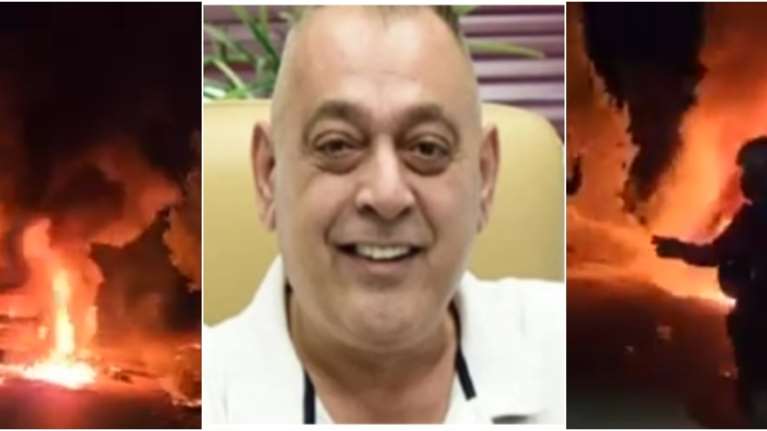 Βίντεο ντοκουμέντο: Η στιγμή που φλέγεται το αυτοκίνητο του Χρήστου Γιαλιά - Τα ουρλιαχτά και οι διάλογοι των αστυνομικών