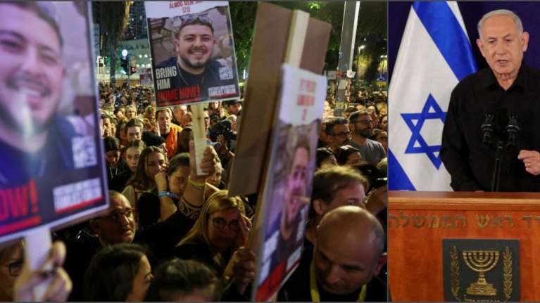 Νετανιάχου: &quot;Ο πόλεμος συνεχίζεται&quot; - Χιλιάδες συγκεντρώθηκαν στο Τελ Αβίβ ζητώντας την απελευθέρωση και των υπολοίπων ομήρων