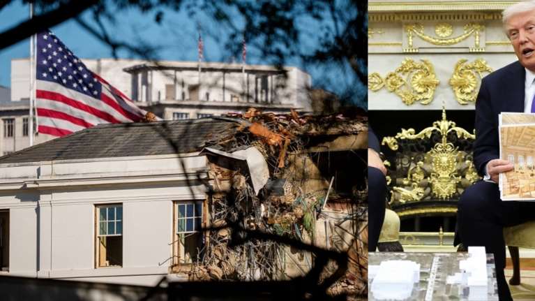 Λευκός Οίκος: Σάλος με την απόφαση Τραμπ να κατεδαφίσει την ανατολική πτέρυγα για να φτιάξει αίθουσα χορού [βίντεο]