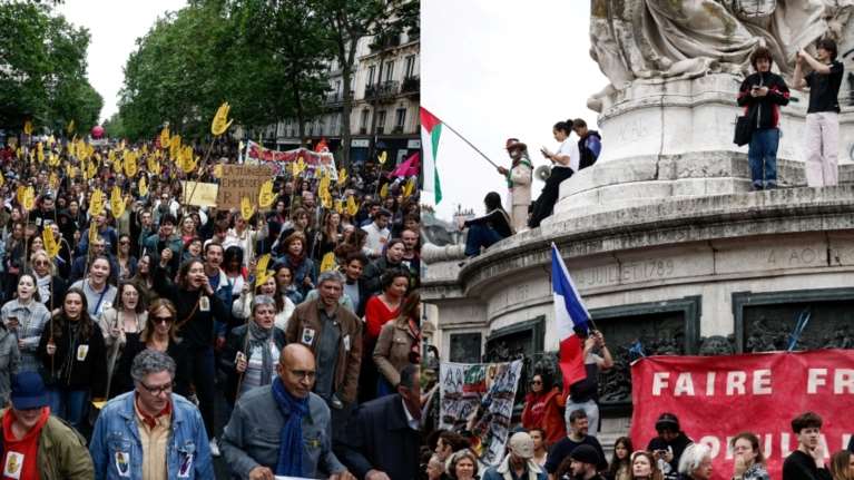 Οι Γάλλοι πλημμύρισαν τους δρόμους κατά της ακροδεξιάς- &quot;Να αποτρέψουμε την καταστροφή&quot;- Επί ποδός 21.000 αστυνομικοί