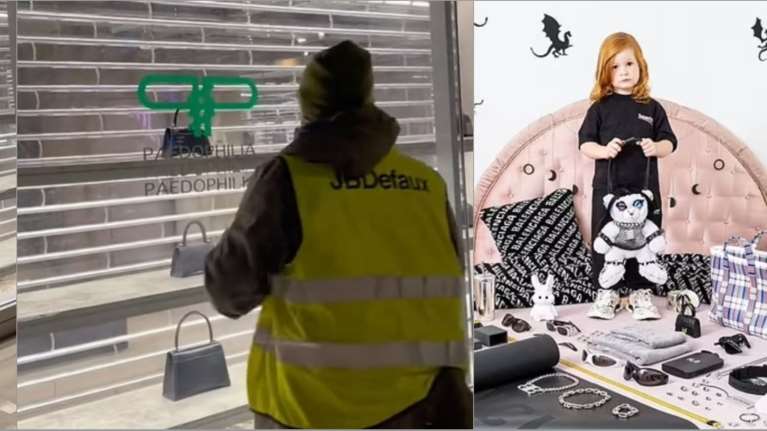 Οργή για τον οίκο Balenciaga στο Λονδίνο: &quot;Παιδοφιλία&quot; - Ο σάλος μετά τις εικόνες παιδιών με σαδομαζοχιστικά σύμβολα