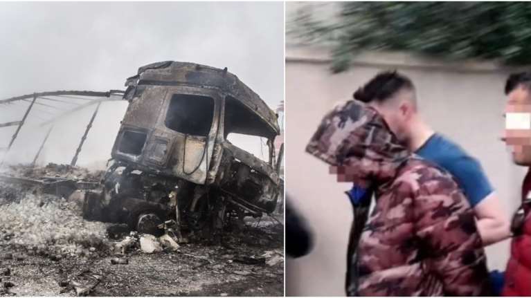 Εγνατία Οδός: Προφυλακίστηκε ο οδηγός της νταλίκας που ισχυρίστηκε ότι δεν έτρεχε - &quot;Μακάρι να είχα καεί μαζί τους&quot;