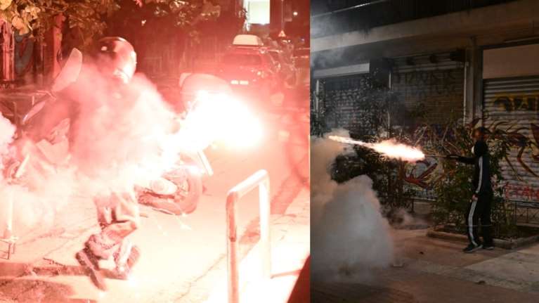Πορεία για Γρηγορόπουλο: Μολότοφ και χημικά στη Θεσσαλονίκη, οδομαχίες και &quot;κυνηγητό&quot; στα Εξάρχεια [Εικόνες-Βίντεο]