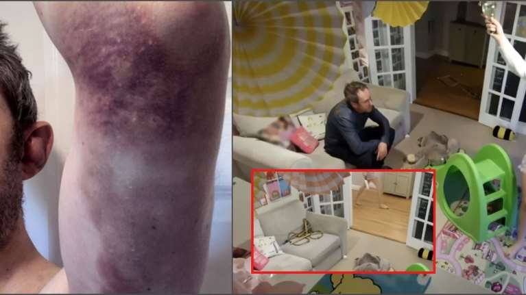 Μητέρα τριών παιδιών ξυλοκοπούσε αλύπητα τον σύζυγό της επί 20 χρόνια - Τα κατέγραφε όλα η κάμερα στο βρεφικό δωμάτιο