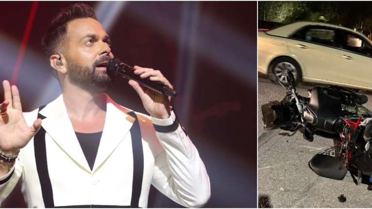 Τροχαίο ατύχημα για τον Ηλία Βρεττό στη Γλυφάδα: &quot;Η μηχανή καρφώθηκε πάνω στο αυτοκίνητο, έσκασα με το κεφάλι στην άσφαλτο&quot;