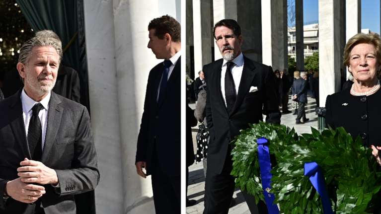 Το συγκινητικό τελευταίο αντίο στην Αιμιλία Γερουλάνου: Παρόντες ο Παύλος και η Άννα -Μαρία [εικόνες]