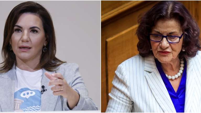 Ξέφυγε... η Θεανώ Φωτίου: Eίπε &quot;άει στο διάολο&quot; στην Όλγα Κεφαλογιάννη μέσα στη Βουλή - Η οργισμένη αντίδραση της υπουργού