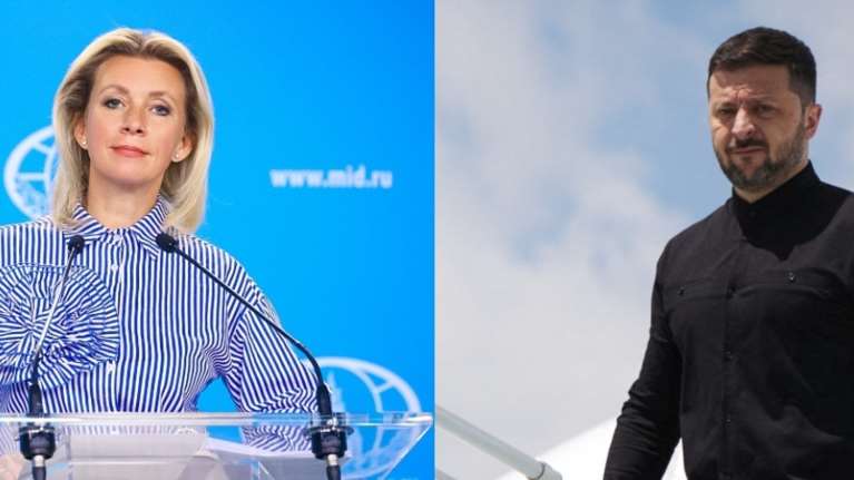 "Μαριονέτες" vs "Κλόουν": Ζελένσκι και Ζαχάροβα άρχισαν τις "συνομιλίες" με ύβρεις και προσβλητικά σχόλια