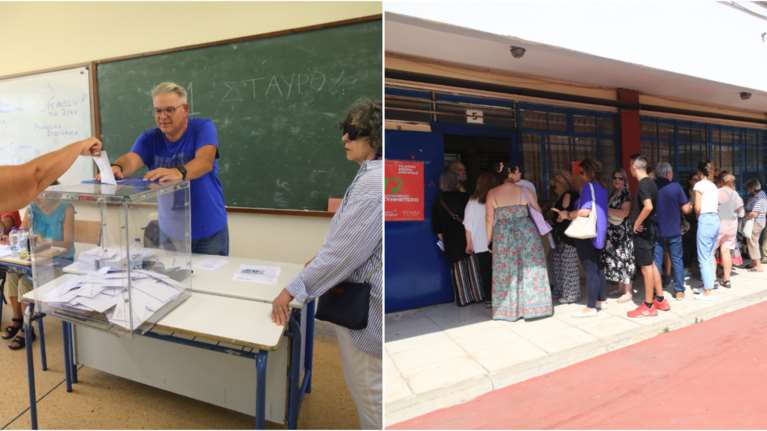Εκλογές ΣΥΡΙΖΑ: Ουρές μέχρι τη τελευταία στιγμή - Μεγάλη η προσέλευση του κόσμου