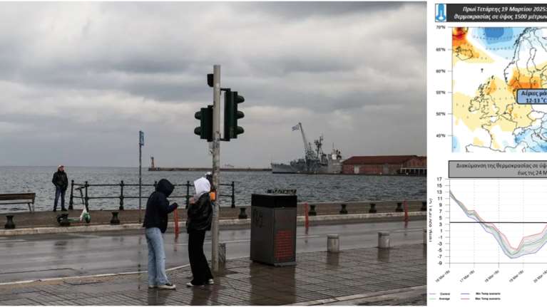 Καιρός: Σε ελεύθερη πτώση η θερμοκρασία Τρίτη και Τετάρτη - Μέχρι και 25 βαθμούς Κελσίου κατρακυλάει ο υδράργυρος