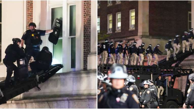 Πανεπιστήμιο Columbia: Έτσι έγινε η έφοδος της αστυνομίας για το σπάσιμο της κατάληψης - Δεκάδες συλλήψεις [εικόνες, βίντεο]