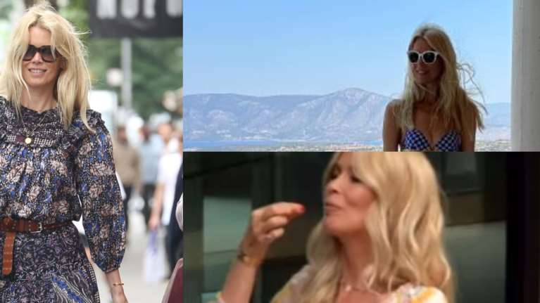 Τα ελληνικά γενέθλια της Κλόντια Σίφερ: Έκλεισε τα 53 με μπικίνι, σε πολυτελή βίλα με θέα τη θάλασσα στην Ελλάδα