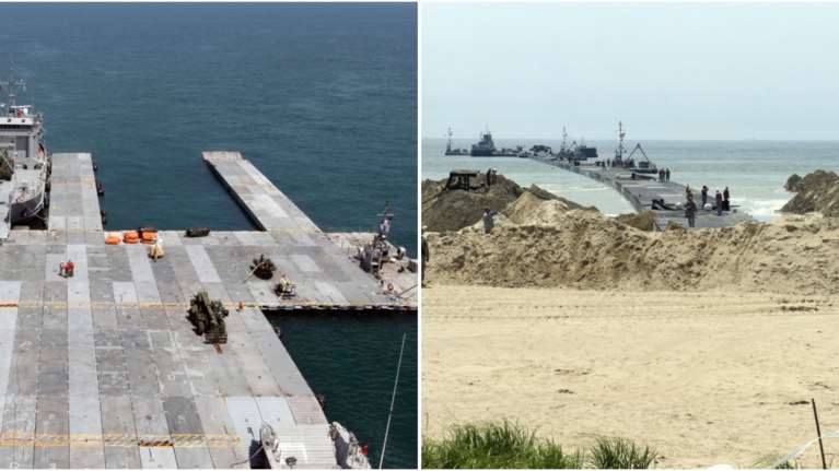 Γάζα: Πλωτή πλατφόρμα κατασκευάζουν οι ΗΠΑ για την παροχή ανθρωπιστικής βοήθειας στους Παλαιστινίους [εικόνες, βίντεο]