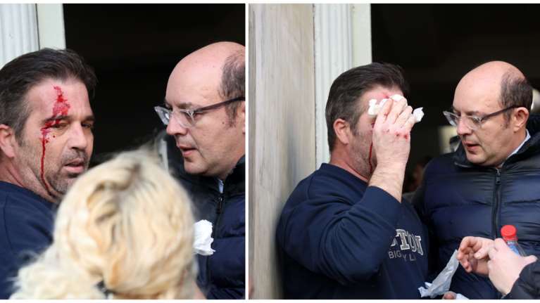 Ηράκλειο: Εξαλλος ο κόσμος έξω από το δικαστικό μέγαρο με τους κακοποιητές του 3χρονου - Ανοιγμένα κεφάλια και ασθενοφόρα