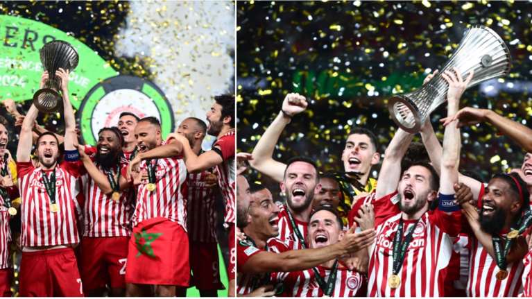 Conference League: Στο πάνθεον της Ευρώπης ο Ολυμπιακός - Κέρδισε με 1-0 τη Φιορεντίνα στον τελικό [εικόνες - βίντεο]