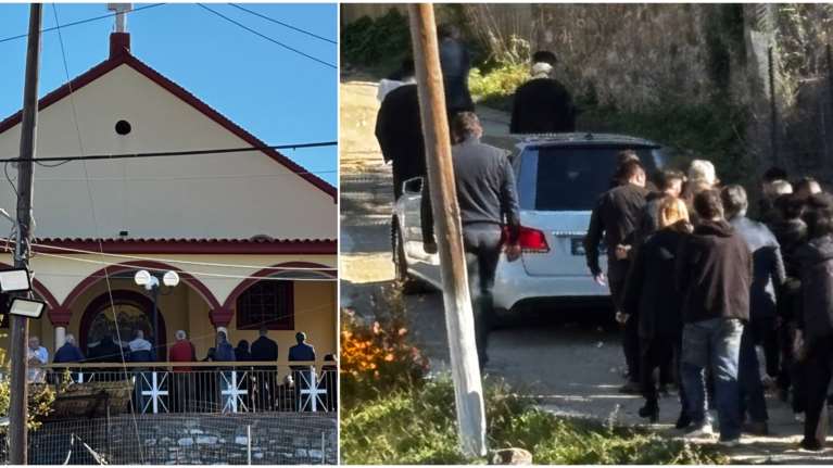 Αχαΐα: Ανείπωτος πόνος στην κηδεία του μικρού Ανδρέα - &quot;Πού είσαι αγάπη μου&quot;, φώναζε η μητέρα [εικόνες - βίντεο]