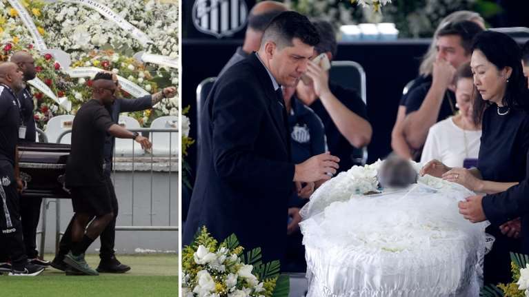 Πελέ: Live το λαϊκό προσκύνημα στο γήπεδο της Σάντος - Η συγκλονιστική στιγμή που τον αποχαιρετά η γυναίκα του