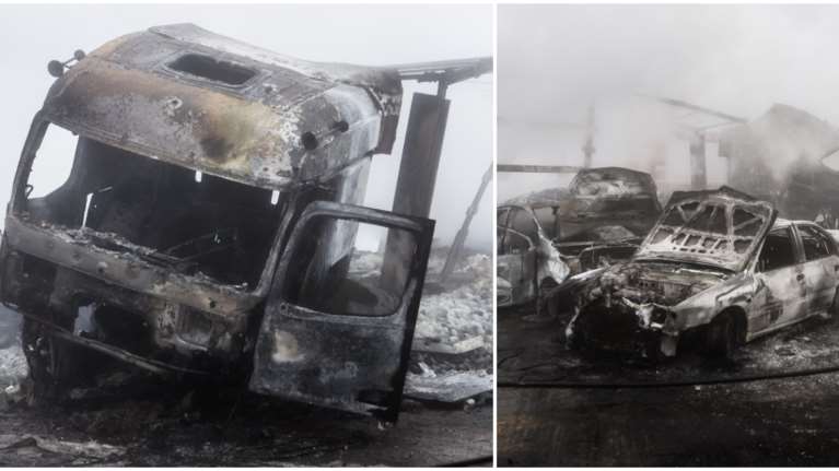 &quot;Μίλησαν&quot; τα βίντεο της Εγνατίας για το τροχαίο: Κανείς δεν έκανε όπισθεν - Το φορτηγό παρέσυρε με ταχύτητα τα δύο ΙΧ