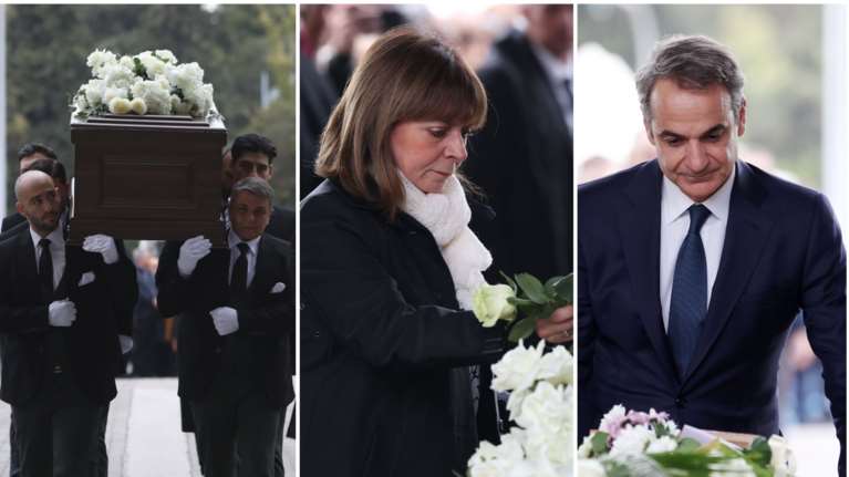 Χιλιάδες κόσμου στην κηδεία Μπουτάρη: Τα δάκρυα του γιου του πάνω από το φέρετρο - Ποιοι έδωσαν το παρών στο τελευταίο αντίο