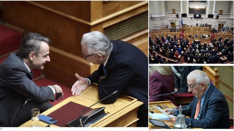 Όσα συνέβησαν στην ψηφοφορία στη Βουλή για την εκλογή ΠτΔ: Οι χειραψίες, οι αγκαλιές και τα... πηγαδάκια [εικόνες]