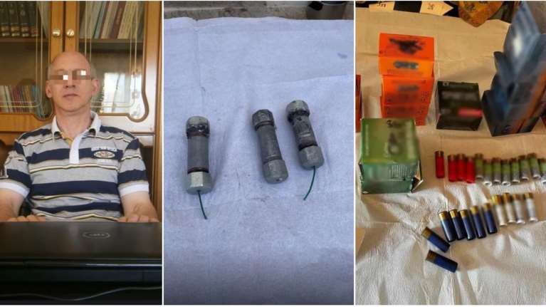 Το απίστευτο οπλοστάσιο του 61χρονου &quot;ψεκασμένου&quot; που έβαλε βόμβα στην Τεκτονική Στοά [εικόνες]