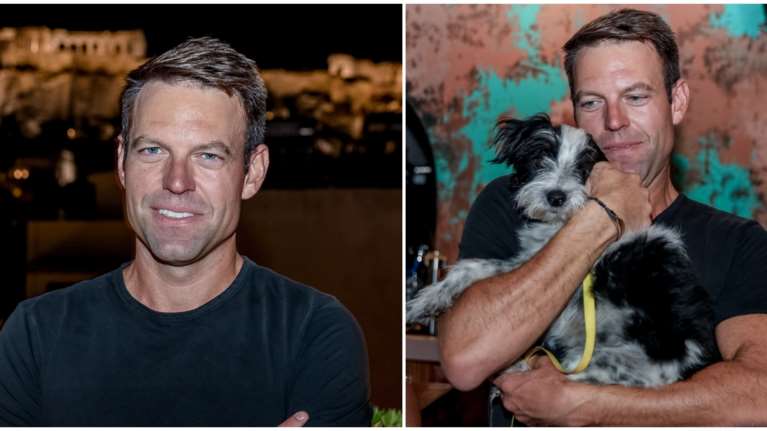 Η συνάντηση Kασσελάκη με δημοσιογράφους, η θέα στην Ακρόπολη και το σκυλάκι [εικόνες]