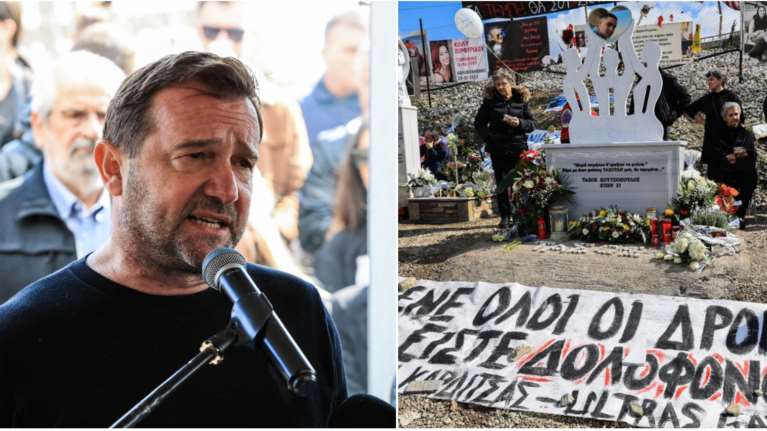 Νίκος Πλακιάς από τα Τέμπη: Εδώ να έρθετε κ. Βορίδη και οι υπόλοιποι - Οι τάφοι των παιδιών μου είναι ακόμα ανοιχτοί