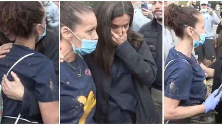 &quot;Λύγισε&quot; η Λετίθια: Η στιγμή που της μιλάει πλημμυροπαθής στη Βαλένθια και η βασίλισσα της Ισπανίας ξεσπάει σε κλάματα