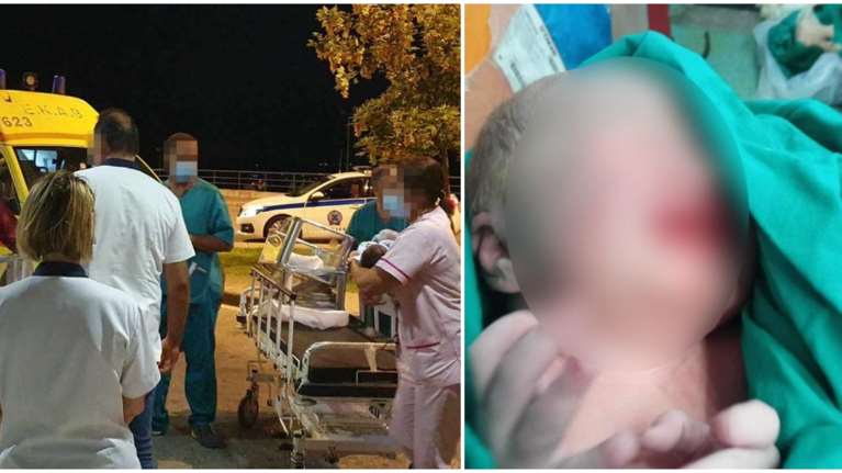 Φωτιά στην  Αλεξανδρούπολη: Εγκυος γέννησε μέσα σε ασθενοφόρο - Η δύσκολη εκκένωση του νοσοκομείου [εικόνες - βίντεο]