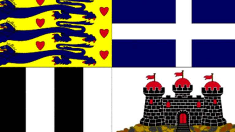 Η σημαία του πρίγκιπα Φίλιππου με το ελληνικό εθνόσημο- Με αυτή θα σκεπαστεί το φέρετρό του