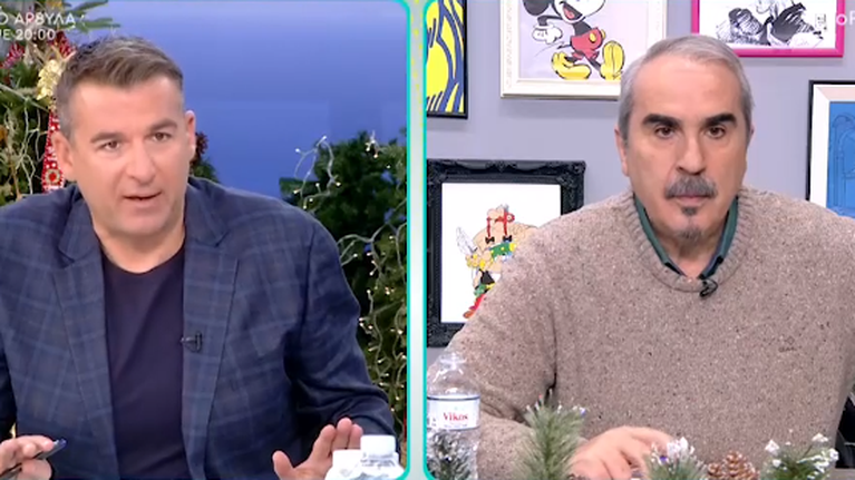 Χαμός στο &quot;Πρωινό&quot;: Απασφάλισε ο Γιώργος Λιάγκας με τον Βαγγέλη Περρή - Εγώ που εμβολιάστηκα είμαι μακάκας; [βίντεο]
