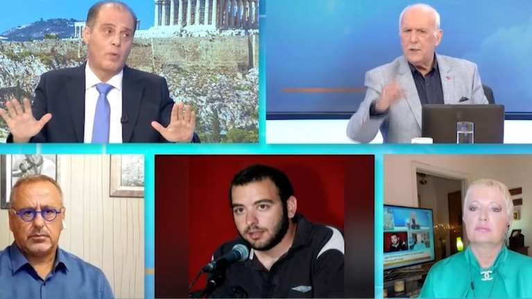 Χαμός στον αέρα του &quot;Καλημέρα Ελλάδα&quot;: Ο Βελόπουλος δεν ήθελε να μιλήσει με τον Γραμματέα της ΚΝΕ [βίντεο]