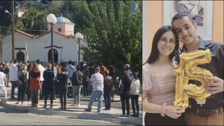 Τραγωδία στη Σάμο: Οι συμμαθητές τους με τα λευκά αποχαιρέτησαν τον Άρη και την Κλαίρη [Εικόνες - Βίντεο]