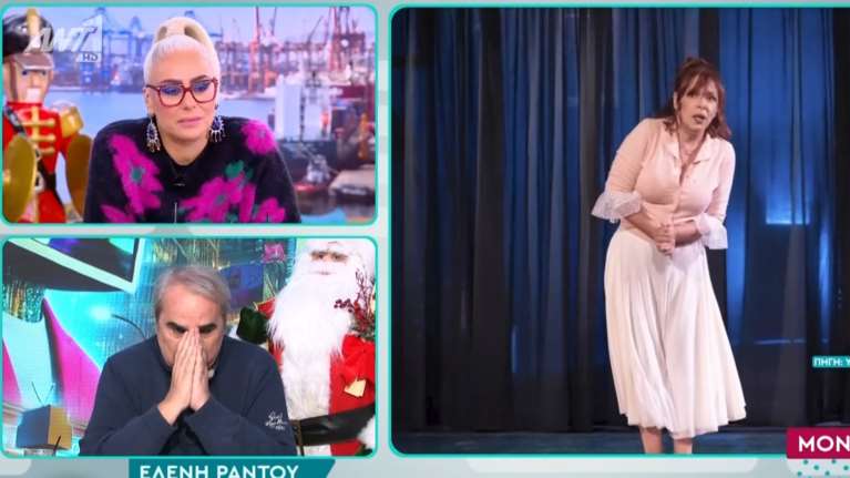 &quot;Λύγισε&quot; ο Βαγγέλης Περρής on air - Τα δάκρυα και η αντίδραση του Γιώργου Λιάγκα [βίντεο]