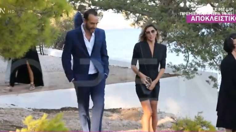 Πάνος Μουζουράκης: Στον γάμο της Ελεωνόρας Ζουγανέλη με τη νέα αγαπημένη του