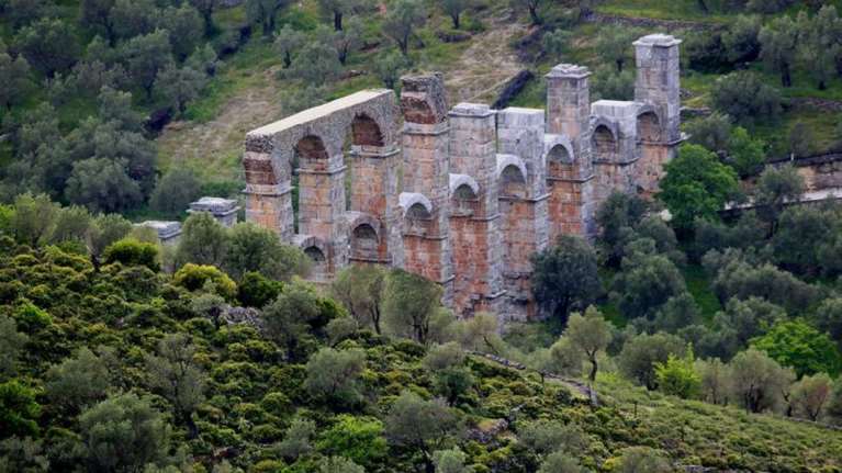 Μυτιλήνη: Σοβαρά προβλήματα στατικότατος στο Ρωμαϊκό υδραγωγείο στη Μόρια - Κίνδυνος κατάρρευσης