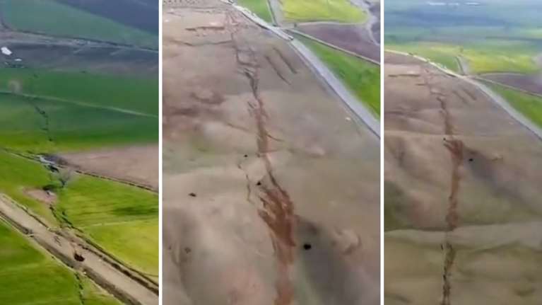 Τουρκία: Αυτό είναι το τρομακτικό ρήγμα 500 χλμ που έκοψε τη γη στα δύο και σκόρπισε τον θάνατο [βίντεο]