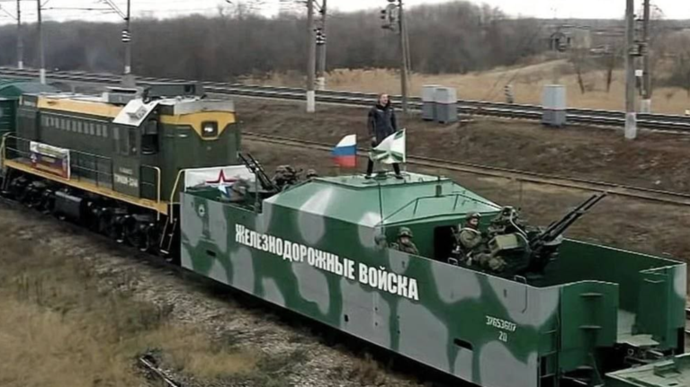 Οι Ουκρανοί ανατίναξαν θωρακισμένο τρένο που μετέφερε Ρώσους στρατιώτες στη Μελιτόπολη