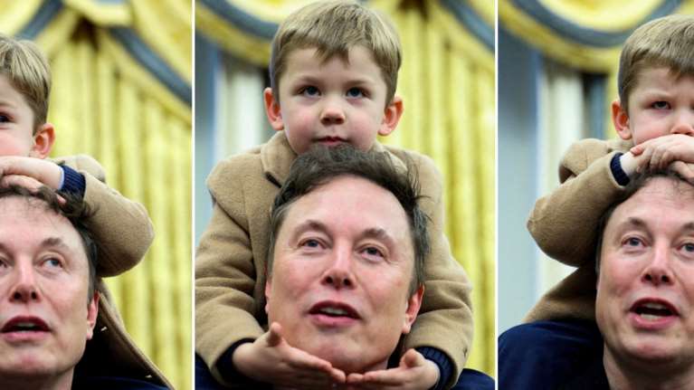 Εξαλλη η μαμά του 4χρονου γιου του Μασκ με τον μεγιστάνα γιατί περιέφερε το παιδί σαν μασκότ στον Λευκό Οίκο