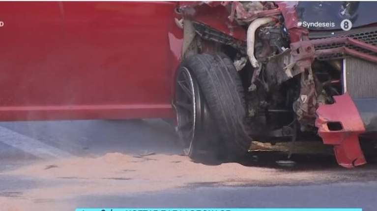 Τροχαίο στη λεωφόρο Συγγρού: Σφοδρή πλαγιομετωπική σύγκρουση αυτοκινήτων