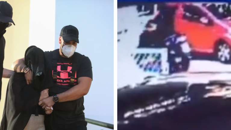 Επίθεση με βιτριόλι - Αποκάλυψη: Το βίντεο από τη στιγμή της σύλληψης της 35χρονης έξω από το σπίτι της