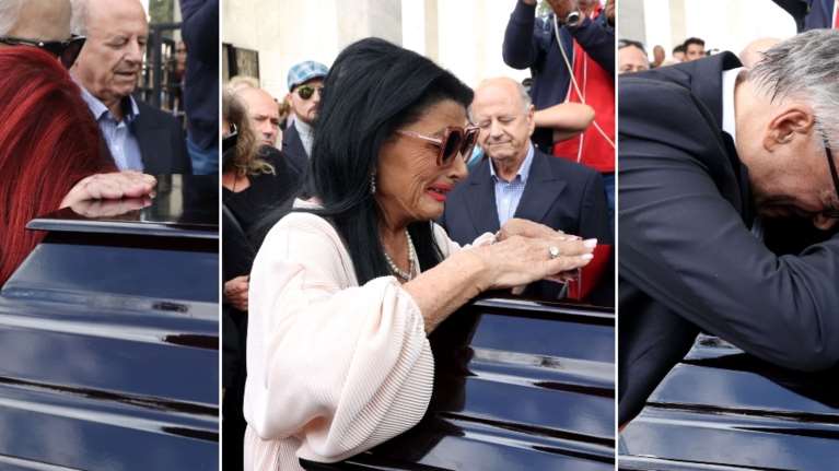 Μάρθα Καραγιάννη: Στη θάλασσα θα σκορπιστούν οι στάχτες της - Σπαρακτικές στιγμές στο τελευταίο αντίο [εικόνες]