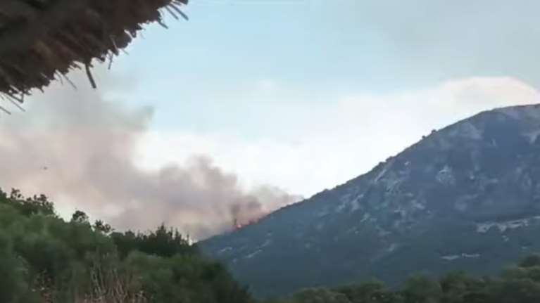 Φωτιά στη Βόνιτσα: Αναζωπυρώθηκε η πυρκαγιά - Επιχειρούν εναέρια [βίντεο]