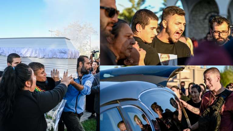 Βοιωτία: Θρήνος και οργή στην κηδεία του 17χρονου - Τραγική φιγούρα η μητέρα του, λιποθύμησε ο αδερφός του