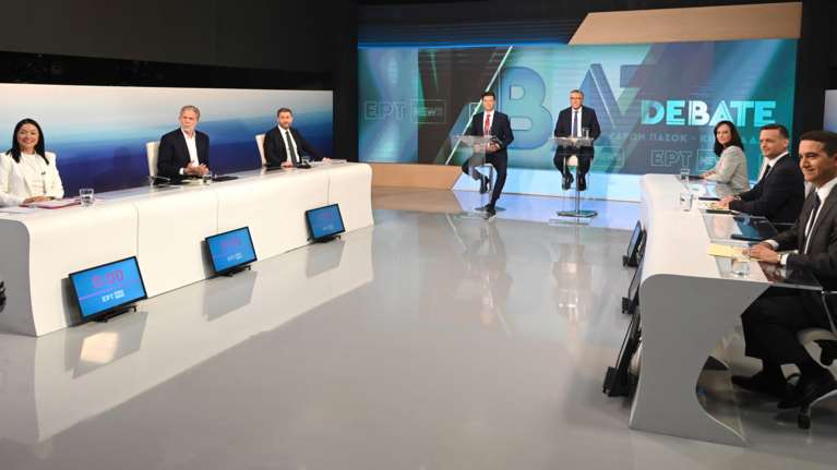 Μεγάλο το ενδιαφέρον για το debate του ΠΑΣΟΚ: Μέσος όρος τηλεθέασης 300 χιλιάδες άνθρωποι, 600 χιλιάδες είδαν έστω για λίγο