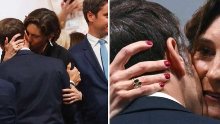 Το καυτό φιλί της υπουργού Αθλητισμού με τον Εμμανουέλ Μακρόν που άναψε φωτιές-  Τα σχόλια στο διαδίκτυο
