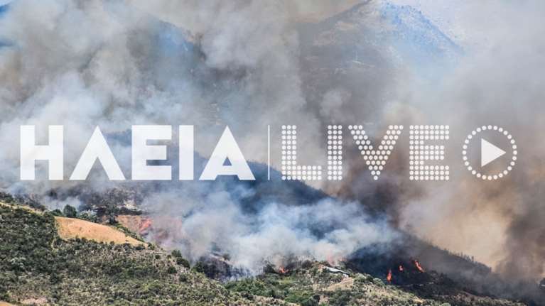 Παίρνει διαστάσεις η φωτιά στην Ωλένη Ηλείας - Ενισχύονται οι δυνάμεις της πυροσβεστικής [Εικόνες]