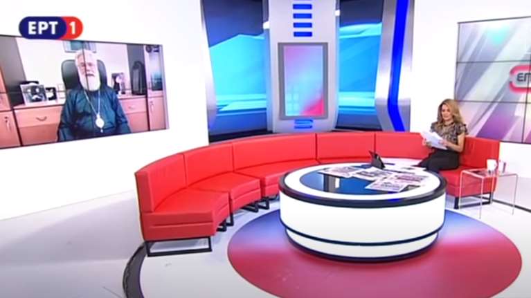 Η απίστευτη ατάκα Μητροπολίτη σε παρουσιάστρια της ΕΡΤ- &quot;Εχετε σχέση με το Εξκάλιμπερ;&quot; [βίντεο]