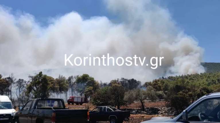 Κόρινθος: Στο νοσοκομείο της πόλης τρεις πυροσβέστες από τη φωτιά στο Σοφικό