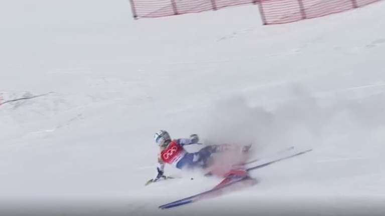 Χειμερινοί Ολυμπιακοί Αγώνες: Η τρομακτική πτώση της Ελληνίδας σκιέρ Μαρίας - Ελένης Τσιόβολου [βίντεο]